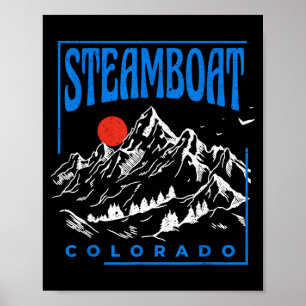 Bergabenteuer Steamboat Springs Colorado Poster