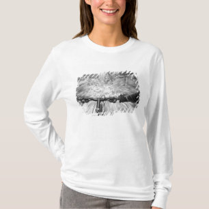 Bergabfahren auf einem glatten Abschnitt eines Sin T-Shirt