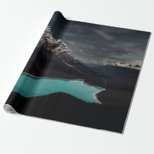 BERGALPEN UMGEBUNG WASSER GESCHENKPAPIER
