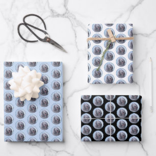 Bergamasco-Schäferhund-Gemälde - Süßes Original-Hu Geschenkpapier Set