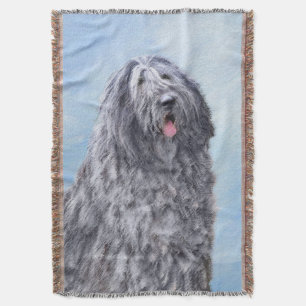 Bergamasco Sheepdog Malerei - Niedlicher Original  Decke