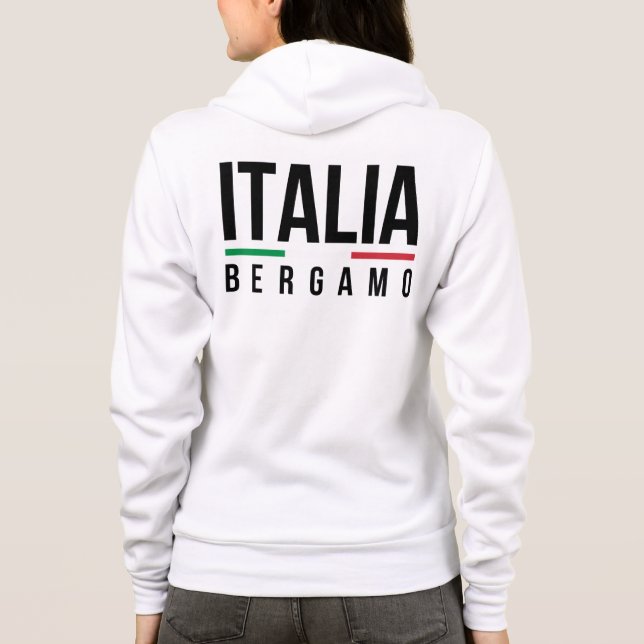 Bergamo Italia Hoodie (Rückseite)