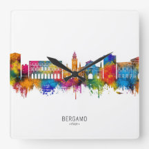 Bergamo Italy Skyline