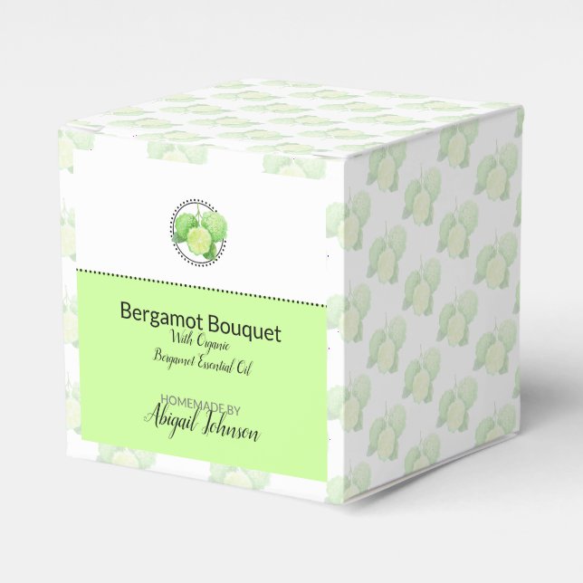 Bergamot Wildblume | Packung mit Badewanne und Kör Geschenkschachtel (Vorderseite)
