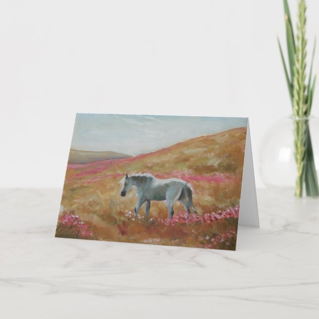 "Bergamotte fängt" Notecard auf Karte (Vorderseite)