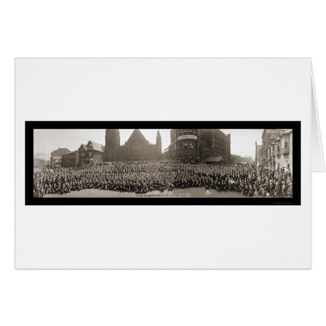 Bergarbeiter Cleveland Foto 1919 (Vorderseite (Horizontal))