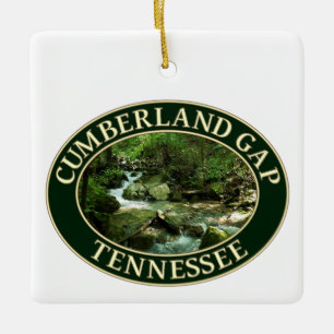 Bergbach in Cumberland Gap, Tennessee Keramikornament
