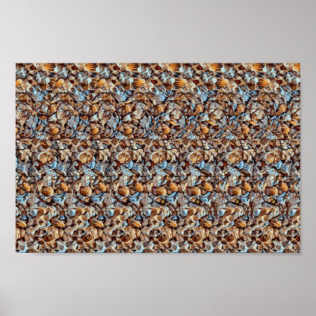 Bergbahn - versteckter 3D-Druck Poster (Vorne)