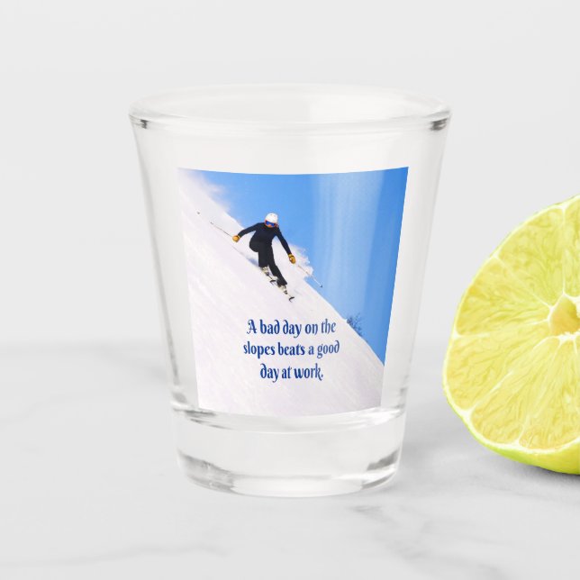 Bergbahnen Mendrisiotto Frische Skigebiete Schnapsglas (Vorderseite)
