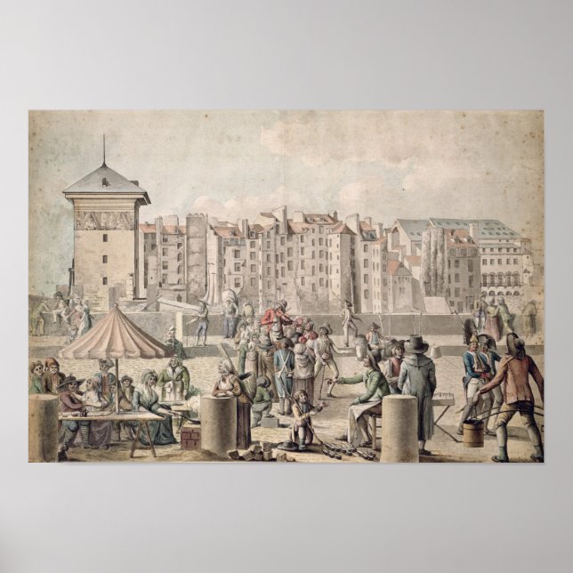 Bergbänke und Promenaden auf dem Pont Poster (Vorne)