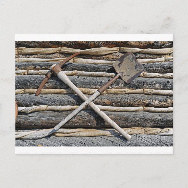 Bergbau Postkarte (Vorderseite)