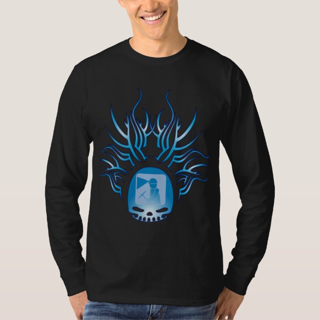 Bergbau-Schädel T-Shirt (Vorderseite)