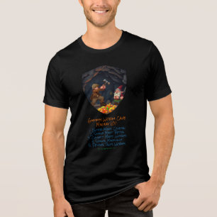 Bergbau von Gummiwurmhöhlen - Cartoon Tri-Blend Shirt