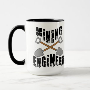 Bergbauingenieur Gekreuzte Schaufeln Tasse