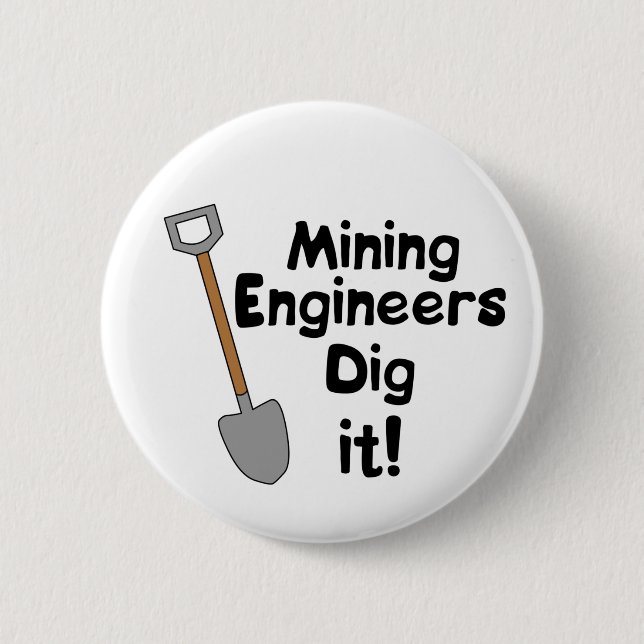 Bergbauingenieure tanzen es button (Vorderseite)