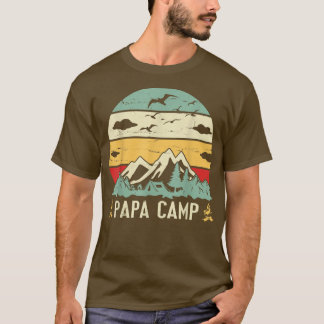 Bergbaum Campfire Camping Festival Moon and Stars T-Shirt