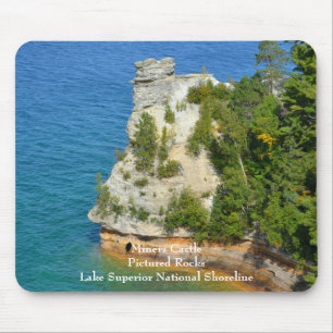 Bergbauschloss am Pictured Rocks Mousepad