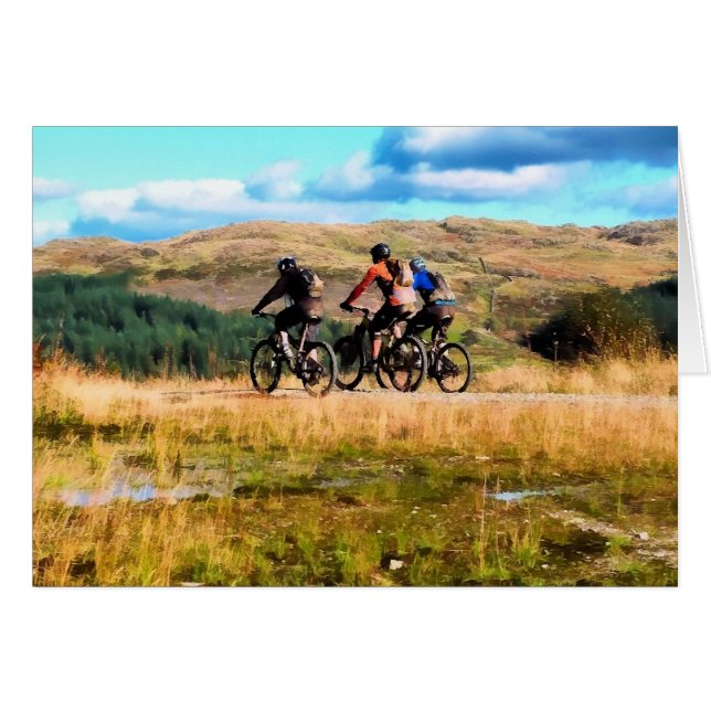 BERGBIKKARTE (Vorderseite (Horizontal))