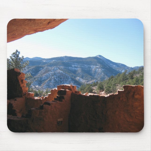 Bergblick aus den Cliff-Wohnungen Mousepad (Vorne)