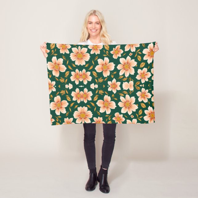 Bergblumen-Decke Fleecedecke (Beispiel)