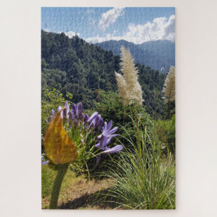 Bergblüte am Rande des Lichts