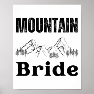 Bergbrücke Wandern Outdoor Junggeselinnen-Abschied Poster
