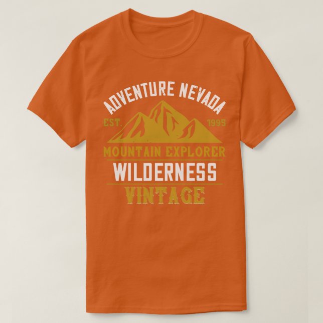 Berge Adventure Nevada T-Shirt (Design vorne)