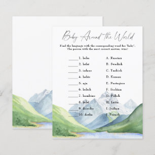 Berge - Baby rund um das Weltspiel