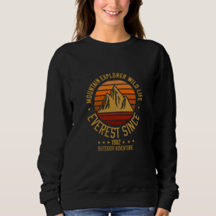Berge - Berge Explorer - Wildtiere seit 1982 Sweatshirt