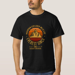 Berge - Berge Explorer - Wildtiere seit 1982 T-Shirt