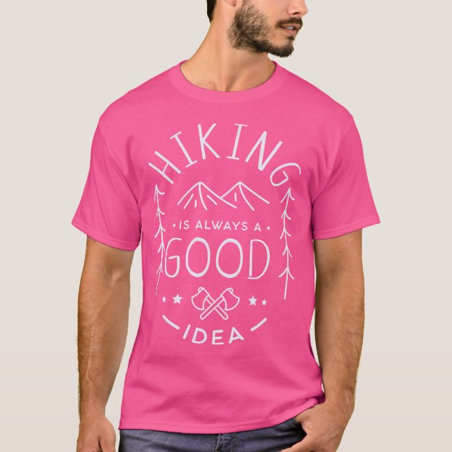 Berge Berge Landschaft Natur Wandern T-Shirt (Vorderseite)
