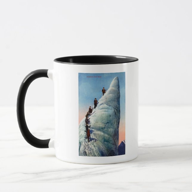 Berge Bergsteiger zum Bergsteigen Tasse (Links)