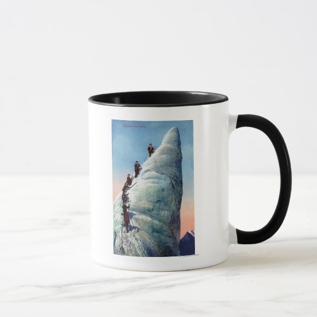Berge Bergsteiger zum Bergsteigen Tasse (Rechts)