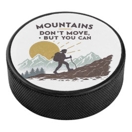 Berge bewegen sich nicht, aber man kann eishockey puck