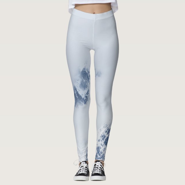Berge bewölkt leggings (Vorderseite)