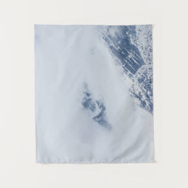 Berge bewölkt wandteppich