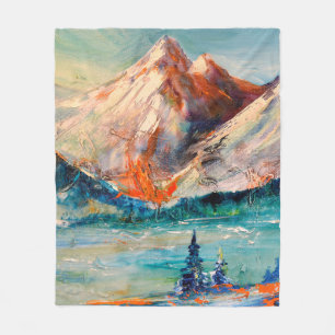 Berge, Canyon. Berggipfel, Bergrücken, Berge Fleecedecke