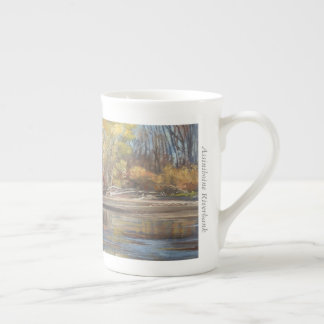 Berge d'Assiniboine - tasse de porcelaine tendre