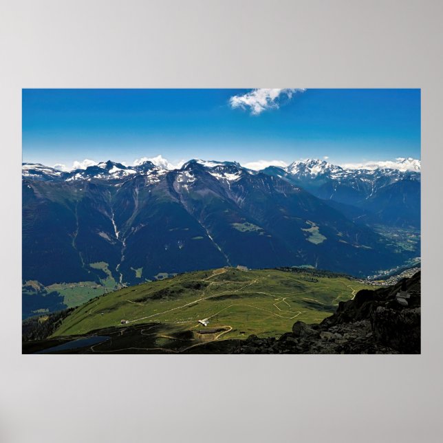 Berge der Schweiz Poster (Vorne)