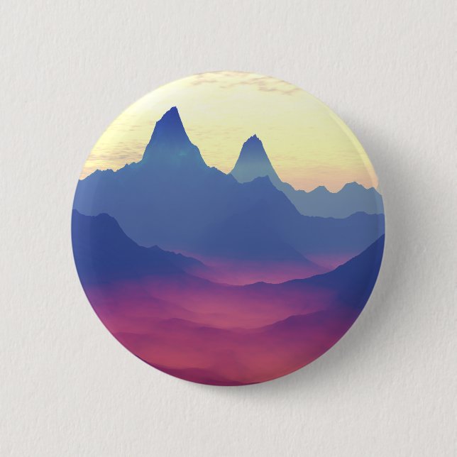 Berge einer anderen Welt Button (Vorderseite)