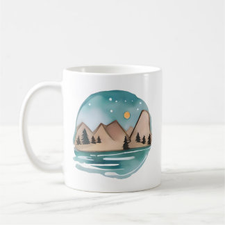 Berge entkommen unter den Sternen Kaffeetasse