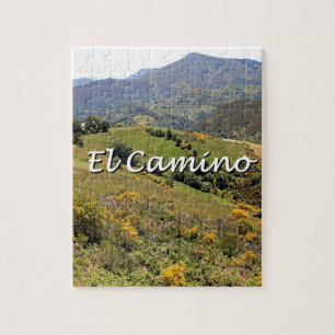 Berge entlang EL Camino, Spanien (Titel)