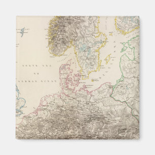 Berge Europas Magnet