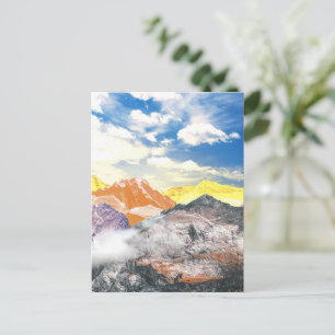 Berge (Fotomontage) 1 Feiertagspostkarte