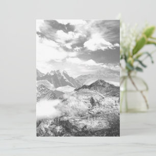 Berge (Fotomontage) 3 Dankeskarte