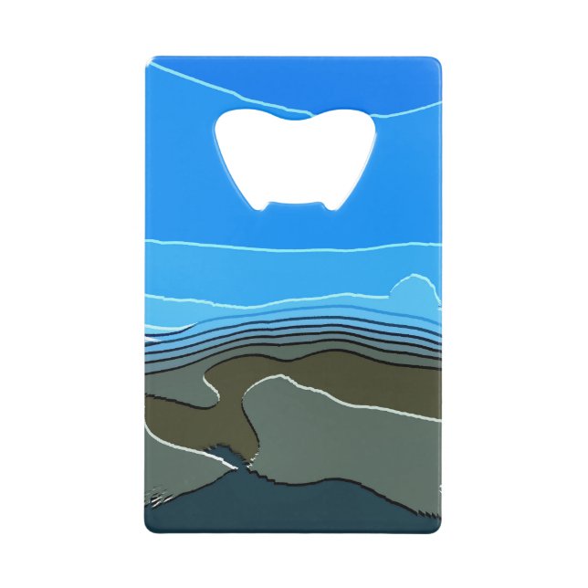 BERGE GELDBEUTEL FLASCHENÖFFNER (Vorderseite)