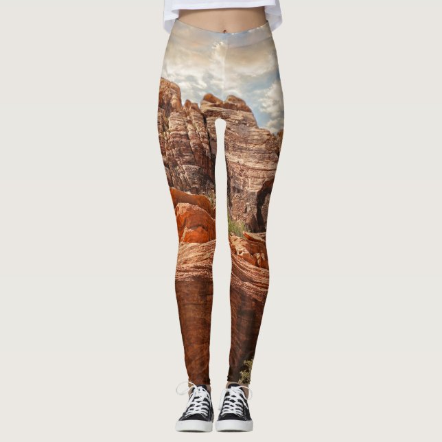 Berge HDR-Foto Leggings (Vorderseite)