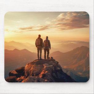 Berge Herausforderung Outdoor Abenteuer Entdecken Mousepad