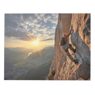 Berge Herausforderung Outdoor Adventure Erkundung Notizblock