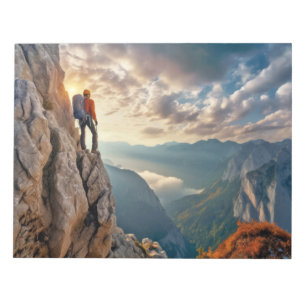 Berge Herausforderung Outdoor Adventure Erkundung Notizblock